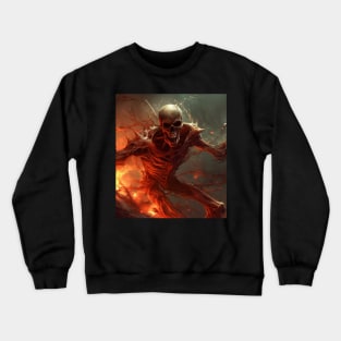 Diablo Necromancer Skeleton Minion Crewneck Sweatshirt